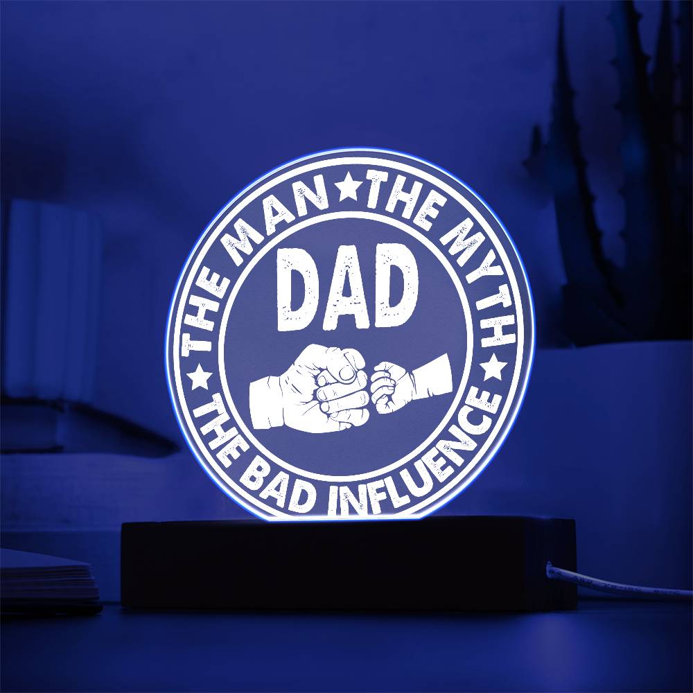 Dad-The Man-Circle Acrylic