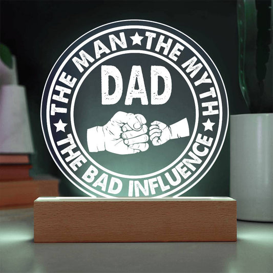 Dad-The Man-Circle Acrylic