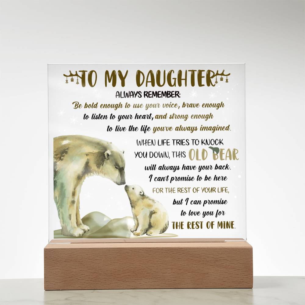 Daughter-Old Bear-Acrylic
