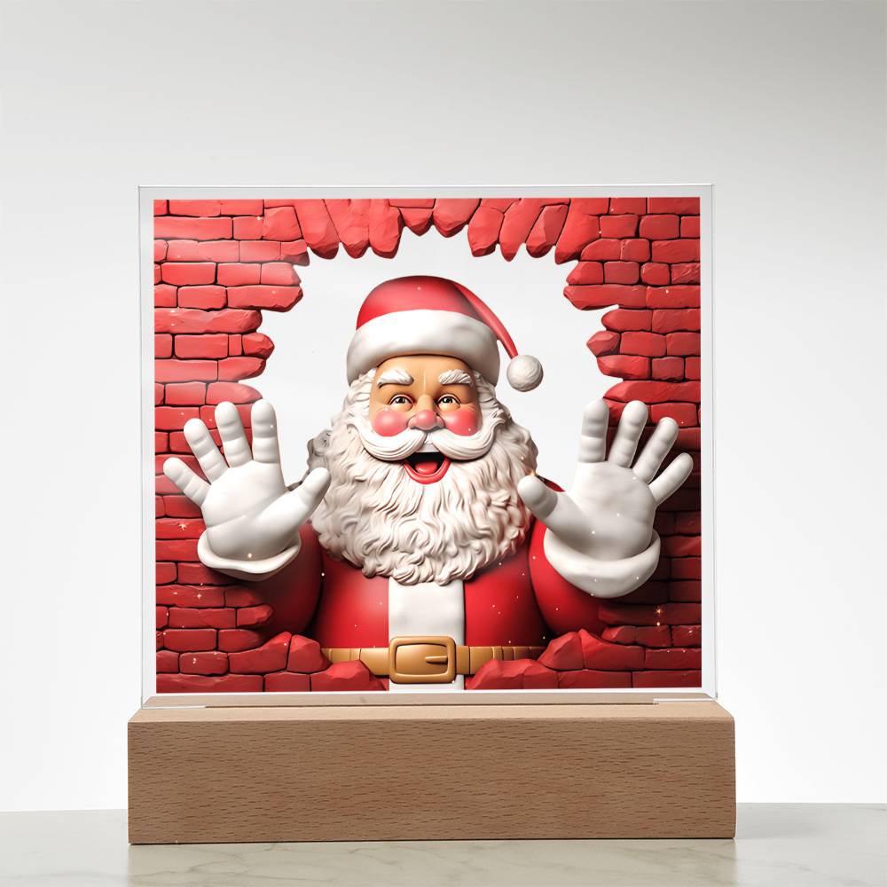 Christmas-Santa Claus 3D-Acrylic