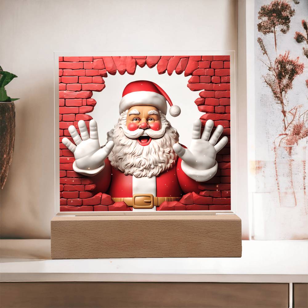 Christmas-Santa Claus 3D-Acrylic