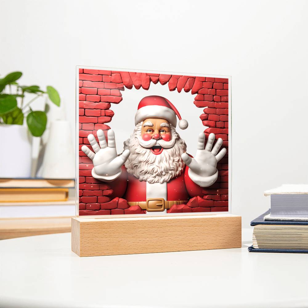 Christmas-Santa Claus 3D-Acrylic