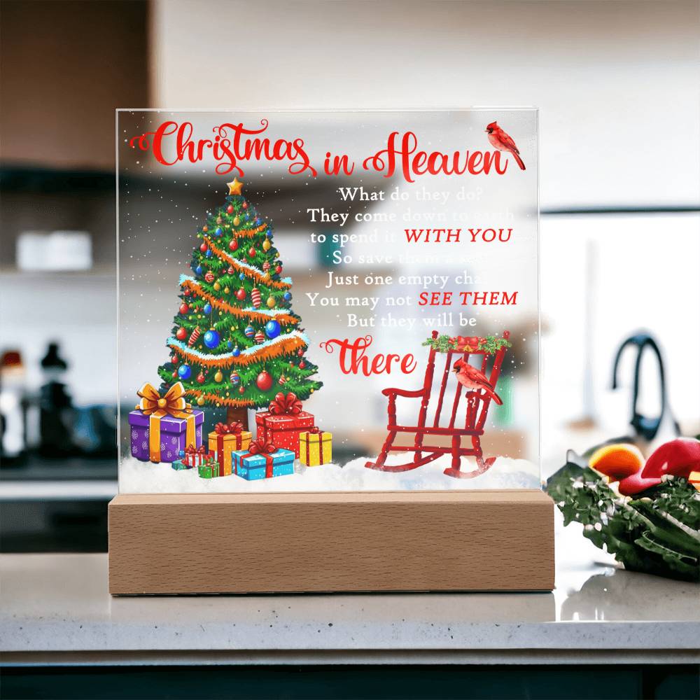 Christmas-Empty Chair-Acrylic