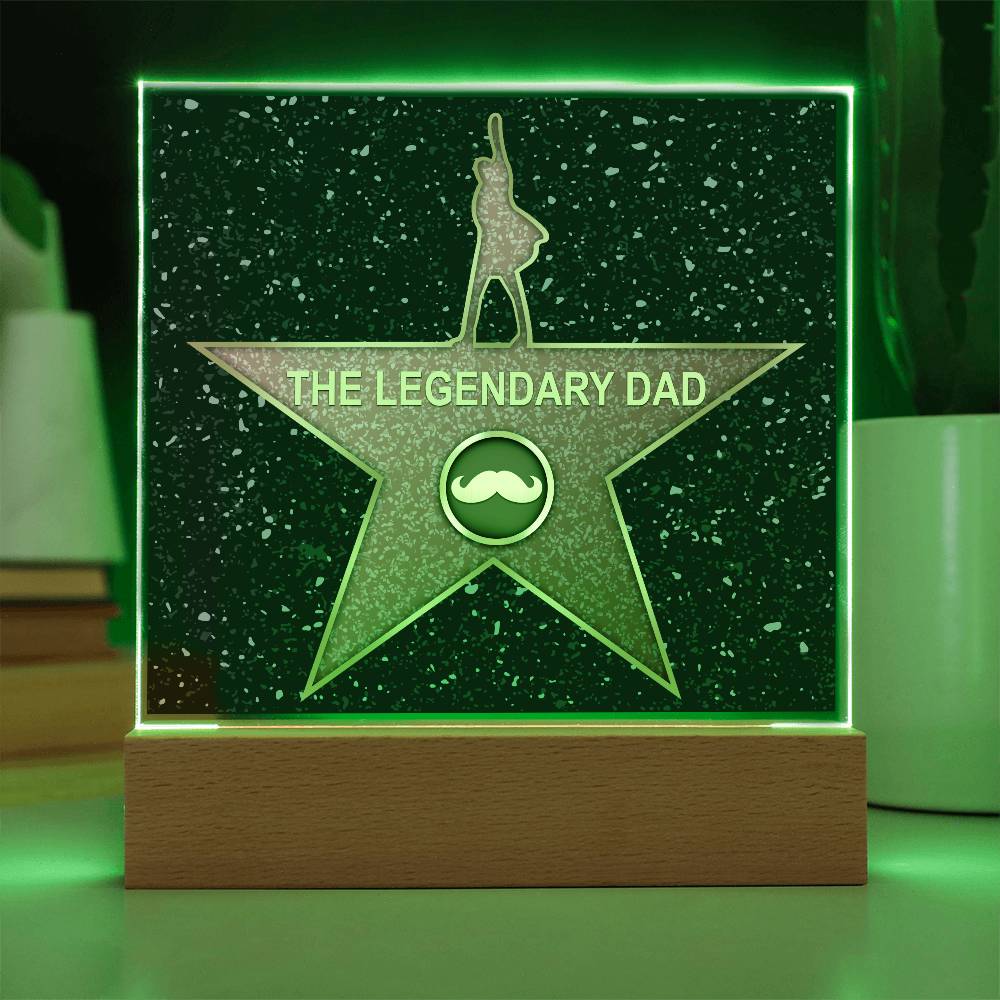 Dad-The Legendary Dad-Acrylic