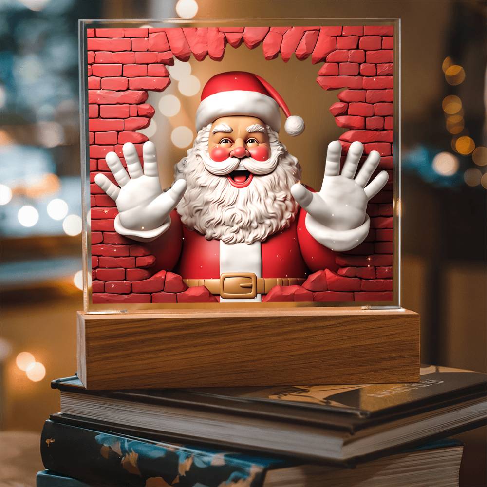Christmas-Santa Claus 3D-Acrylic