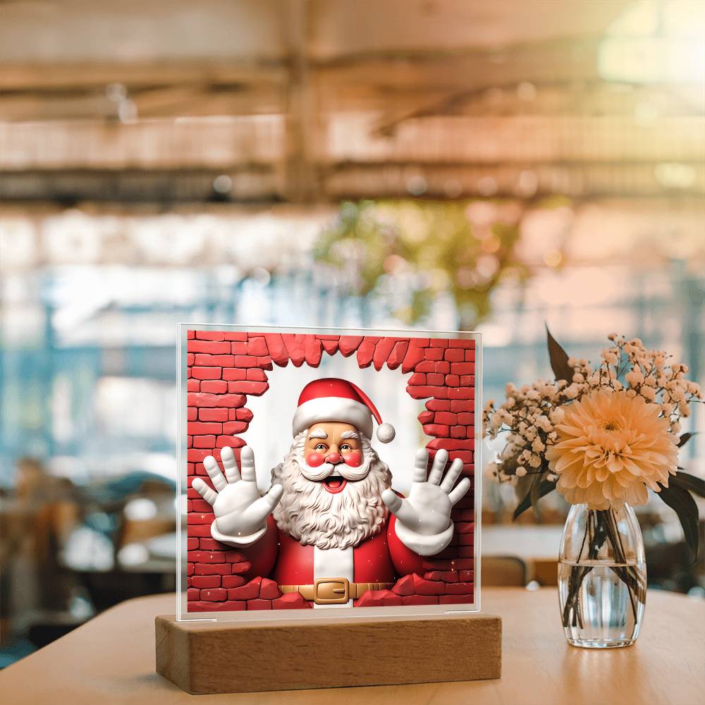 Christmas-Santa Claus 3D-Acrylic