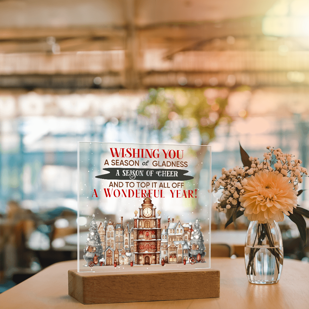 Christmas-Gathered Around It-Acrylic