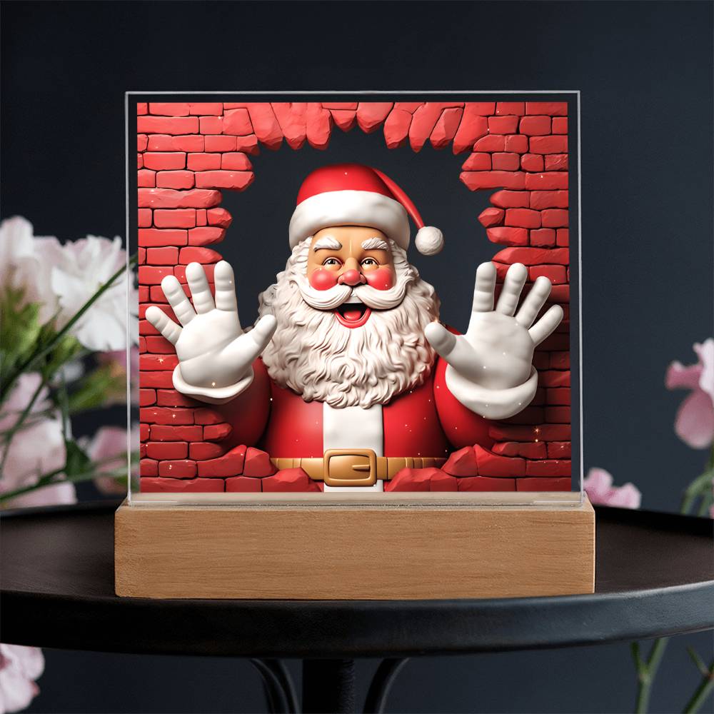 Christmas-Santa Claus 3D-Acrylic